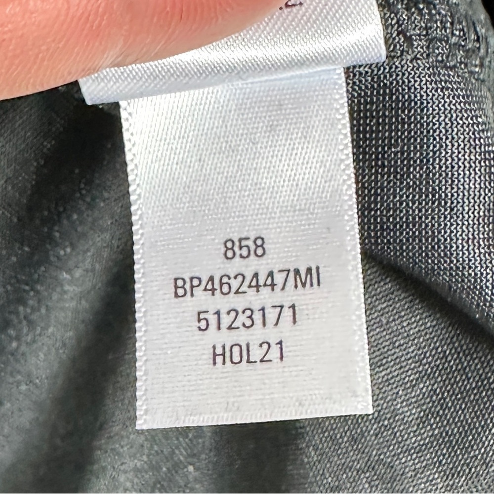 NEW Nordstrom Mock Neck Velvet Top Black 2021 Size 2X BP Cropped‎ Long Sleeve - Picture 7 of 9